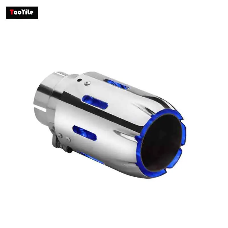 Universal Stainless Steel Car Exhaust Pipe LED Exhaust Tips with Light