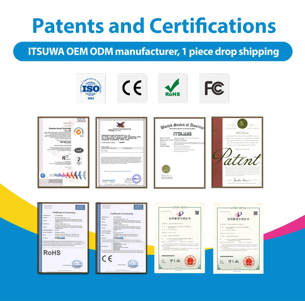 ITSUWa Home Use Wearable 5 Light Intensity 660nm 850nm near infra red led full body light therapy device For Pain Relief