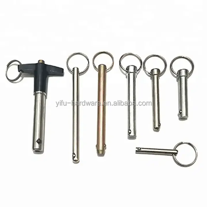 Stainless Steel 304 M5 M6 M8  Pins Double Single D O Square Tab Wire Clevis Lock Pin