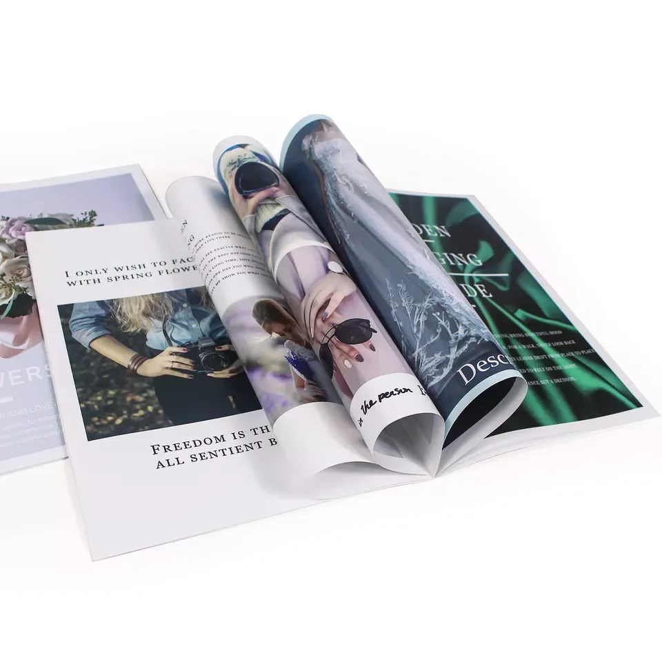 Custom Logo China Supplier Magazine Printing Perfect Binding Book English Book Printing