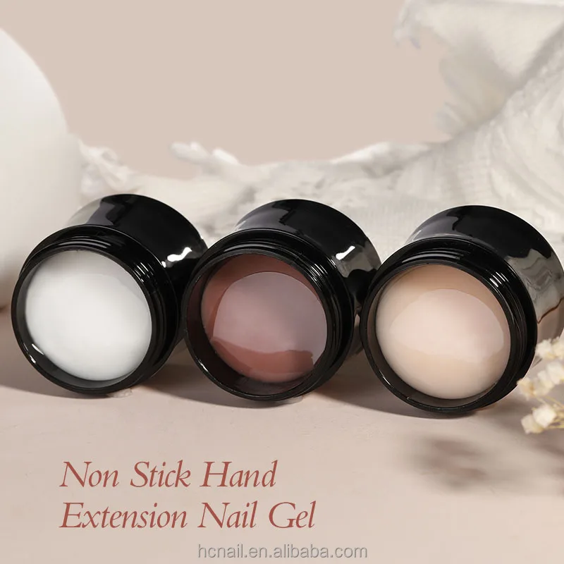 Non Stick Hand Nail UV Polish Acrylic Jelly Camouflage Color Hard Gel Solid Extension Poly Gel