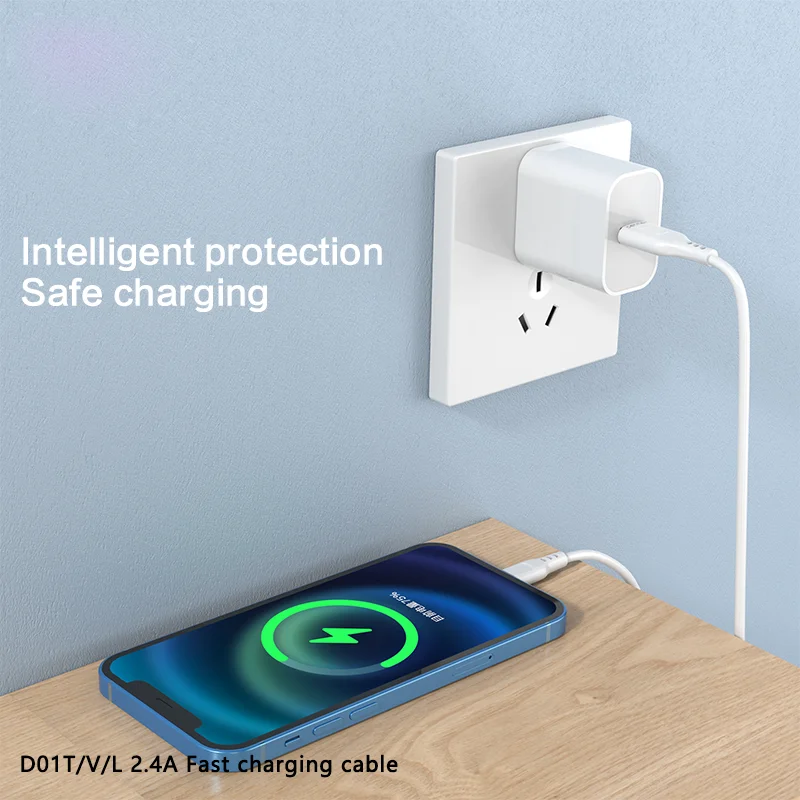 High Quality PVC Braided Type C Usb Cable  Fast Charger Quick  c type fast charging cable