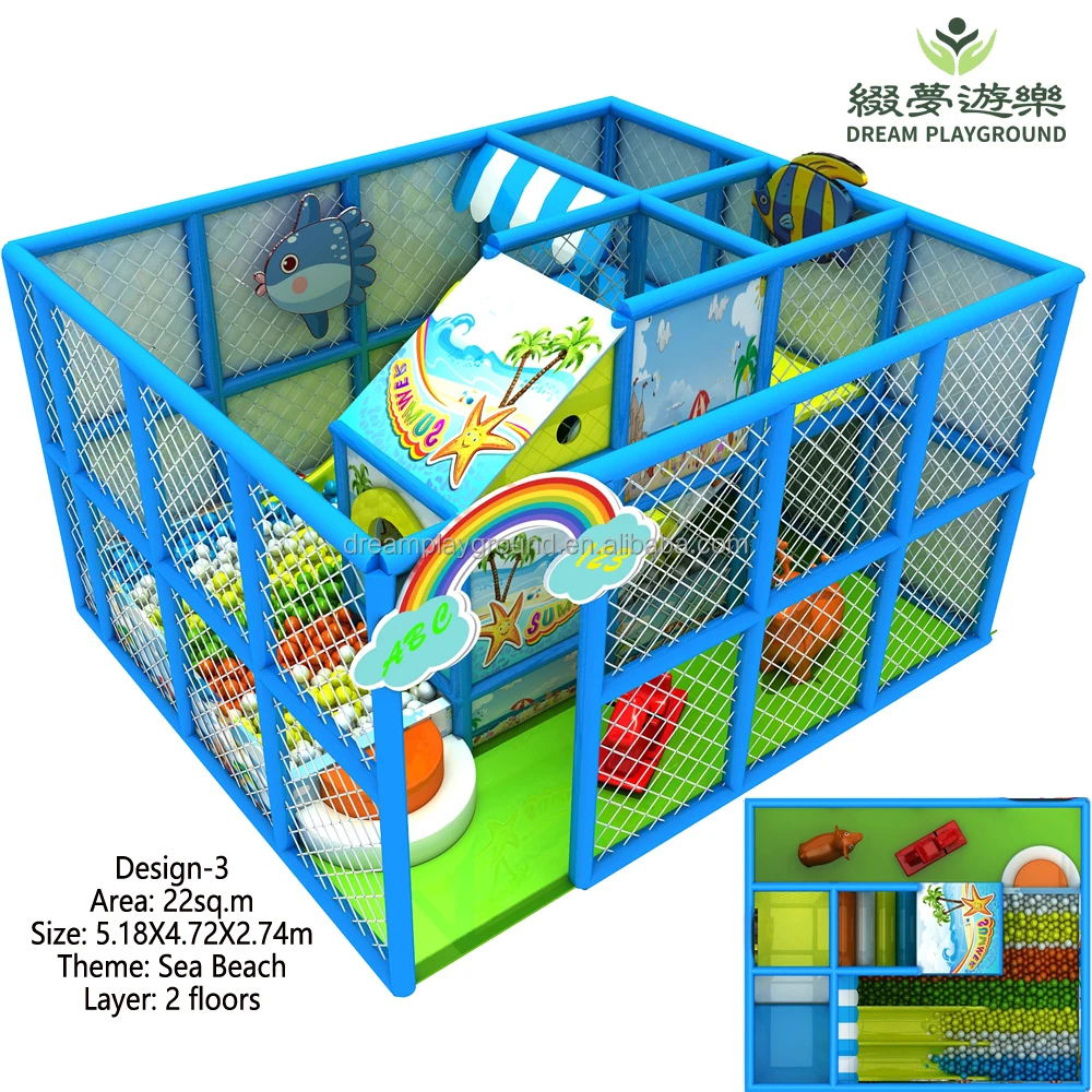 Dream customizable toddler kids children indoor smart family soft small play area playground equipment with different themes