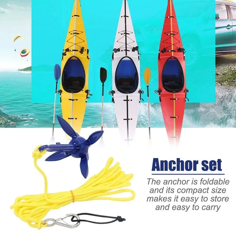 folding anchor kayak and paddle board anchor kit steel anchor kit for kayaks custom