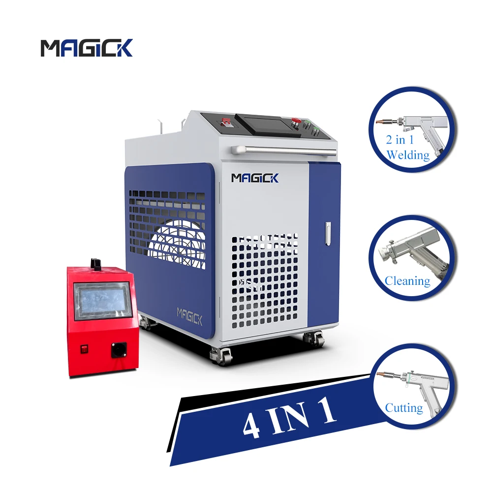 MKLASER Special Price Laser Welder 1500W 2000W Fiber Laser Welding Machine 4 In 1