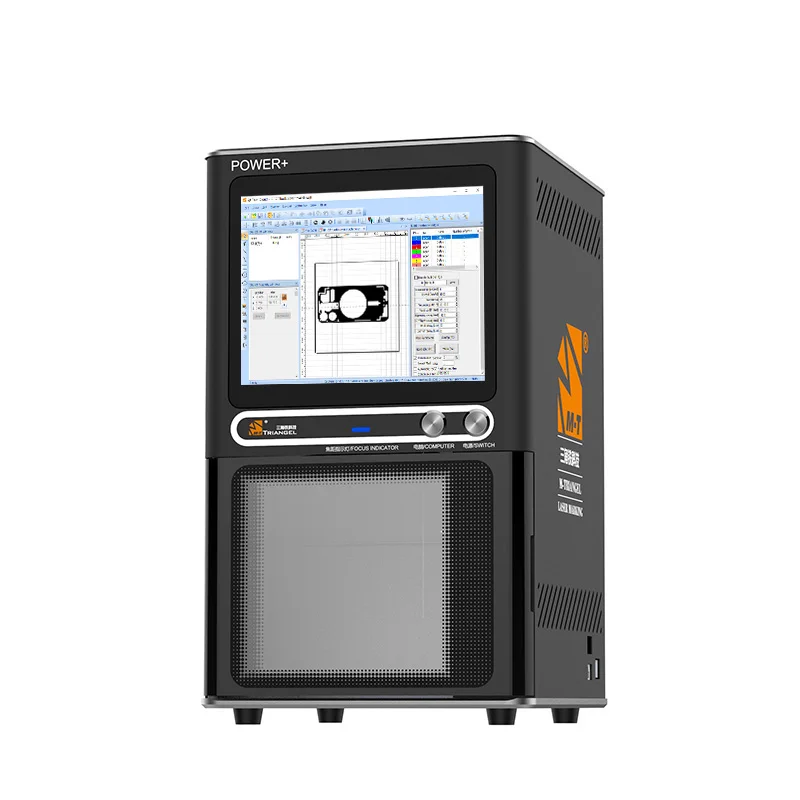 PG Pro + 20 Вт Автофокус Лазерная Задняя стеклянная машина удаления с дымоуловитель для iPhone цифровым преобразователем