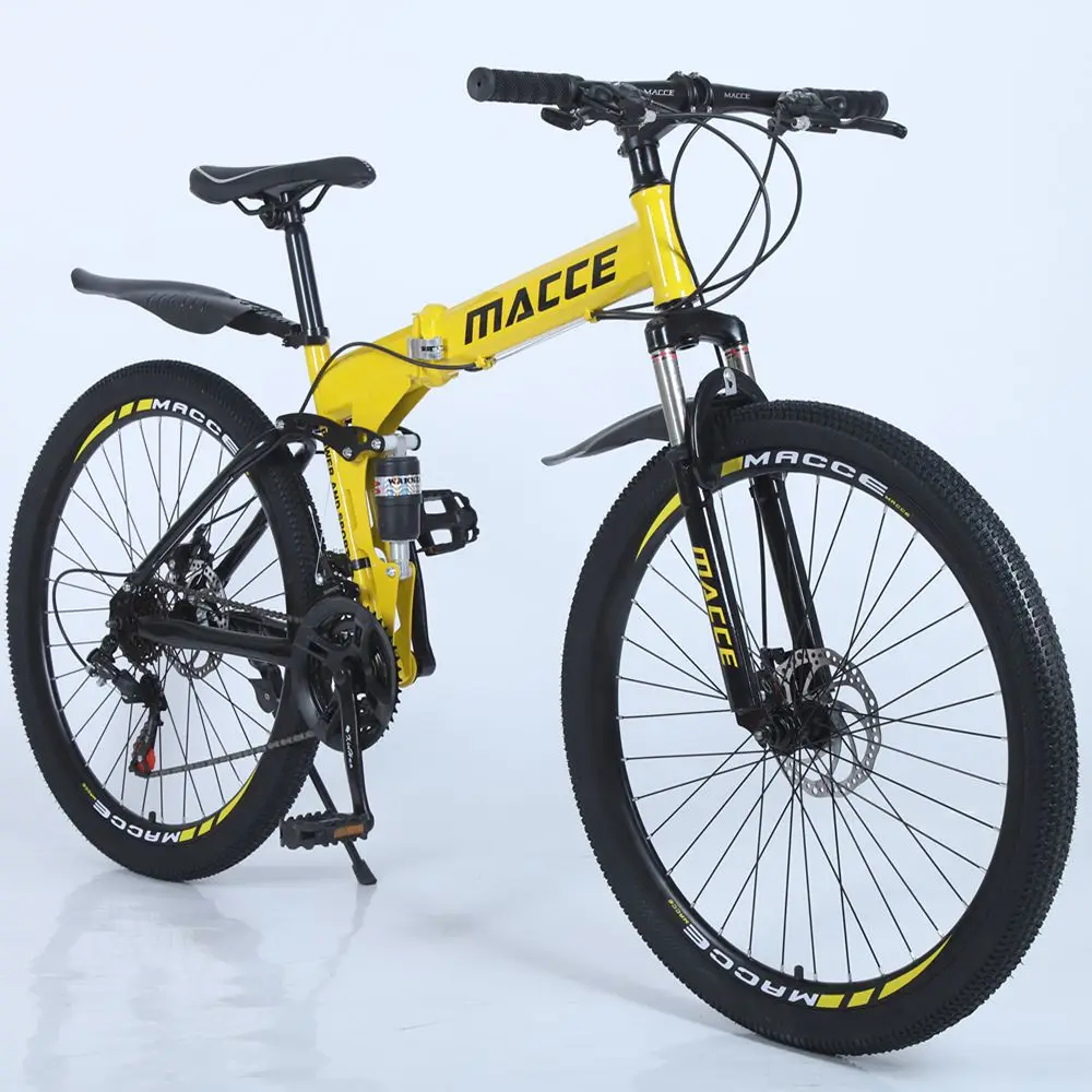 MACCE Chinese Factory MTB Bicycle 26 inch 21Speed Mountain Bike Folding City Racing Cycle Foldable Bicicleta Cykel Mountainbike