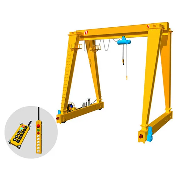 Out door Heavy duty single double girder rope hoist  Goliath Gantry Crane 5 ton 10 ton 15 ton 20 ton 30 ton