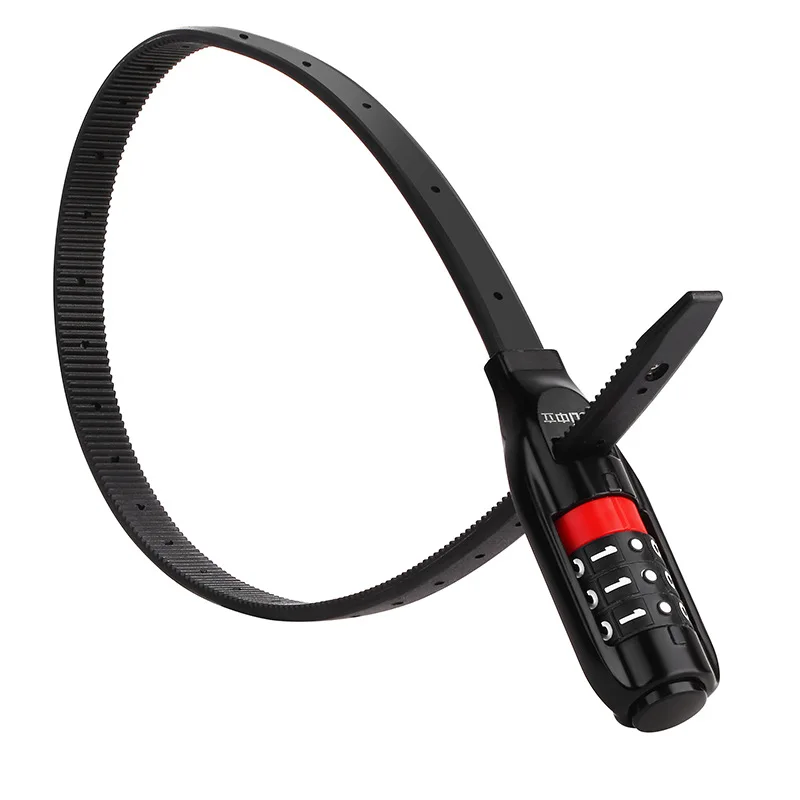 Bicycle Lock Cycling Helmet Motorcycle Security Anti-theft Cable Tie Password Lock Three-digit Bike Code Lock Bicycle Equipment