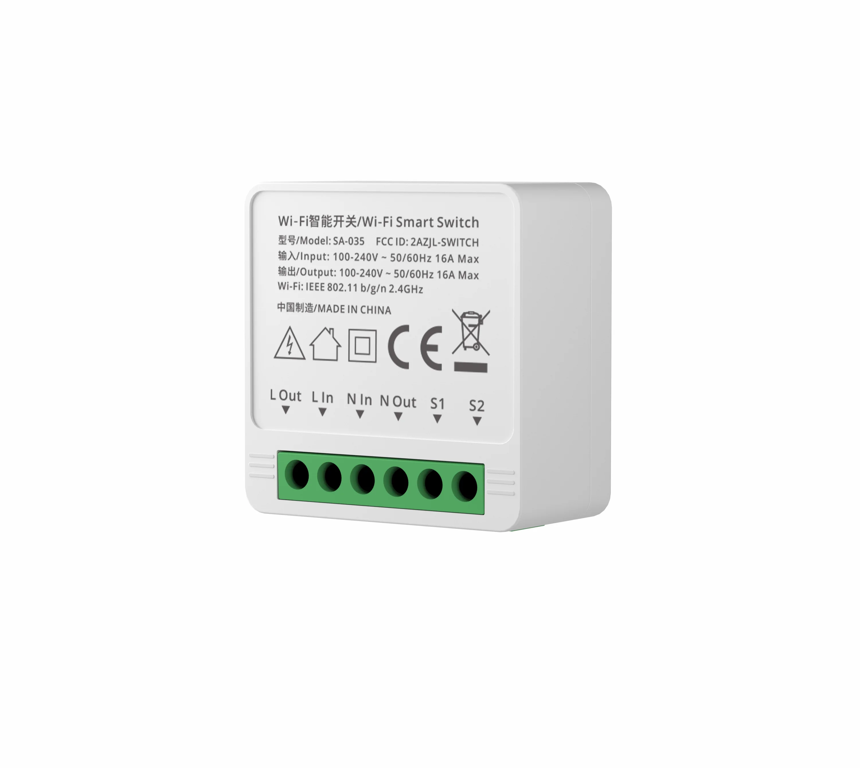 itead eWeLink WiFi Smart Switch MINI Control Switch External Manual Wall Switch Voice Control With Alexa And Google Home