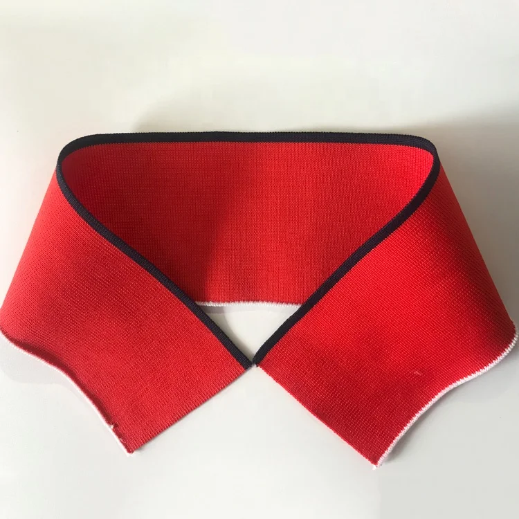 
Double Color High Stretch Knitting Fabric Collar And Cuff Rib is used in high grade Polo shirts 