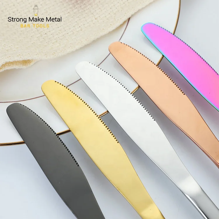 Best Selling Stainless Steel Knife Fork Spoon set 24pcs Gold Flatware Luxury Cutlery Set With Stand