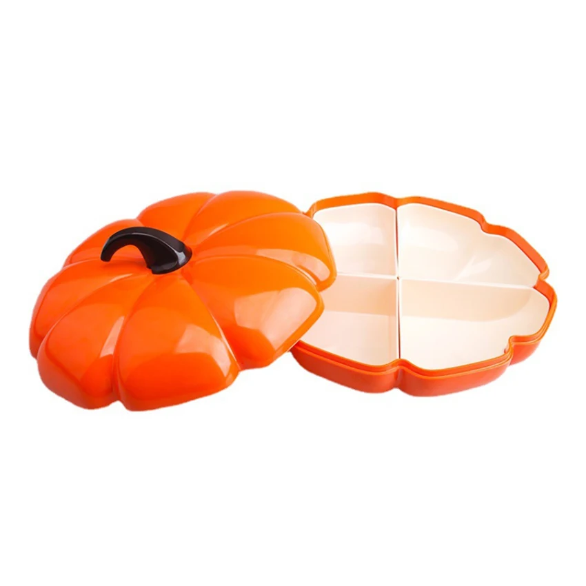 Halloween Pumpkin Decorations Melamine Fruit Dinnerware Custom Print Melamine Plates Dishwasher Safe