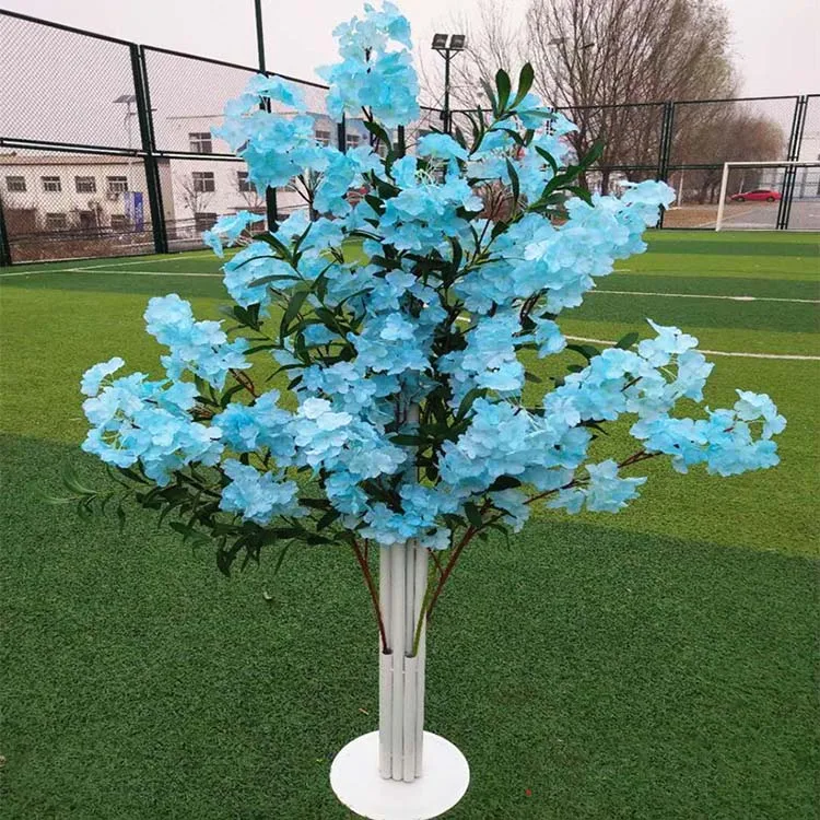 New Artificial Wedding Tree Floor Centerpieces Decoration Bloom Fake Flower Trees