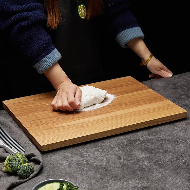 Wholesale Handmade Large Natural White Oak Wood Blank Chopping Cutting Board