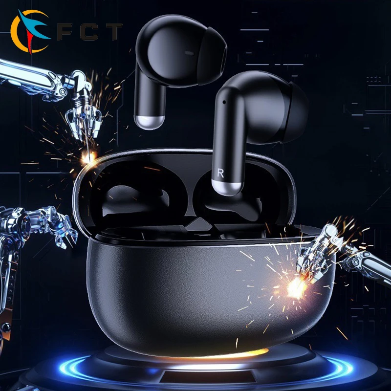 K50 FCT High Quality Shell Metal Gaming Headphone Headset True Earbuds Wireless Display Noise Cancelling Earphone Case For K50