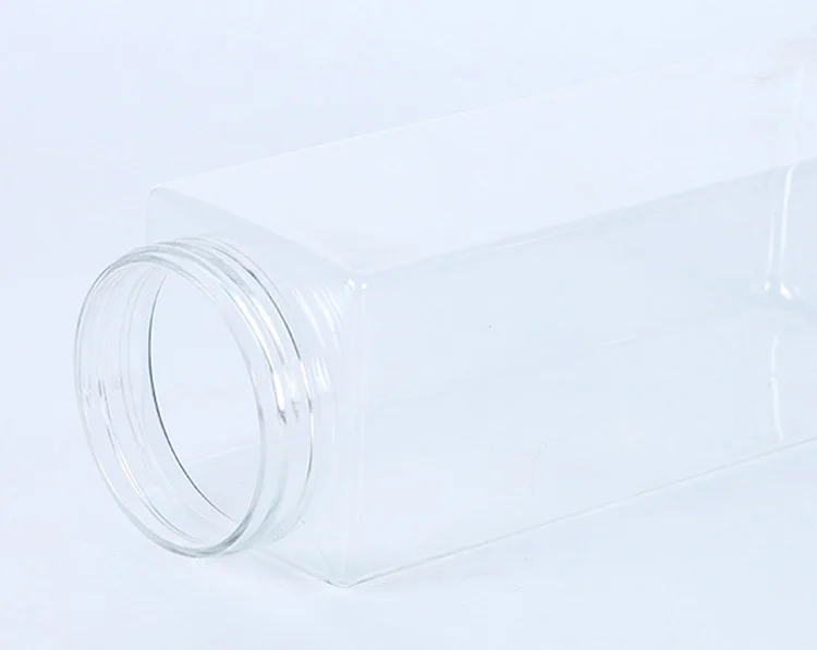 Custom Logo 250ml 350ml 500ml 750ml 1000ml Plastic Bottles For juice 8oz 12oz 16oz 24oz 36oz PET Square Juice Bottle With Lid