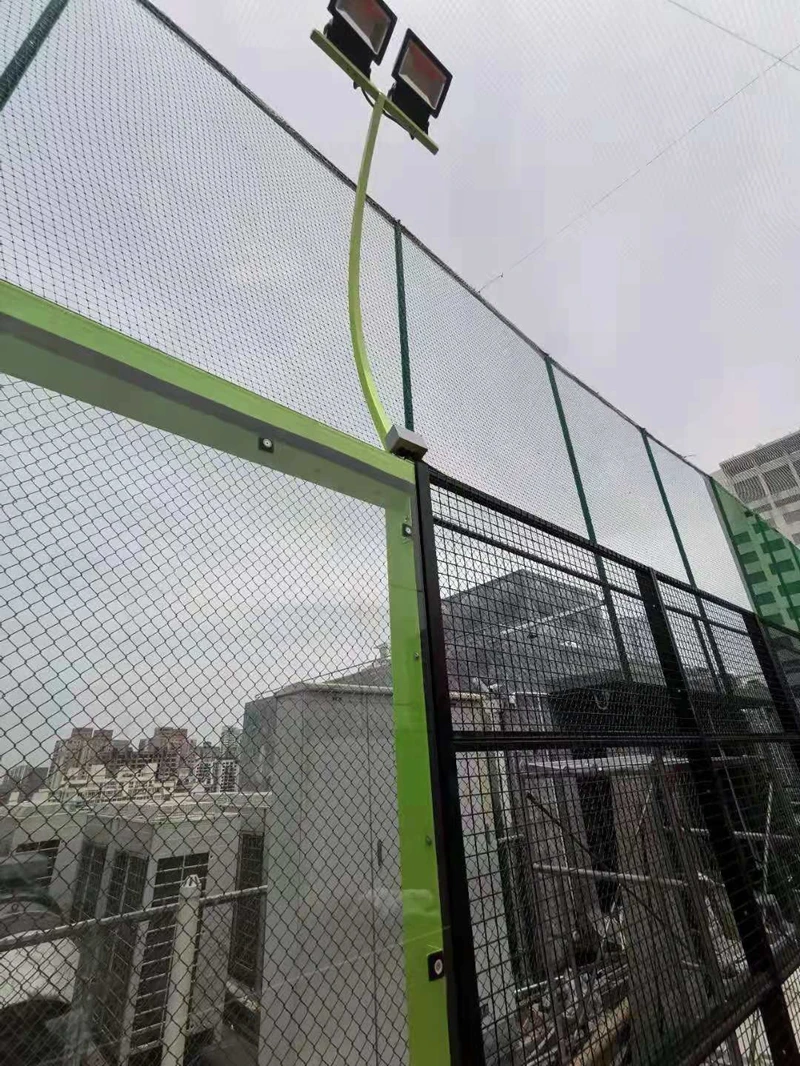 PADEL WORKER Outdoor Assembled Safety Foam Padel, Panoramic Padel Tennis Court