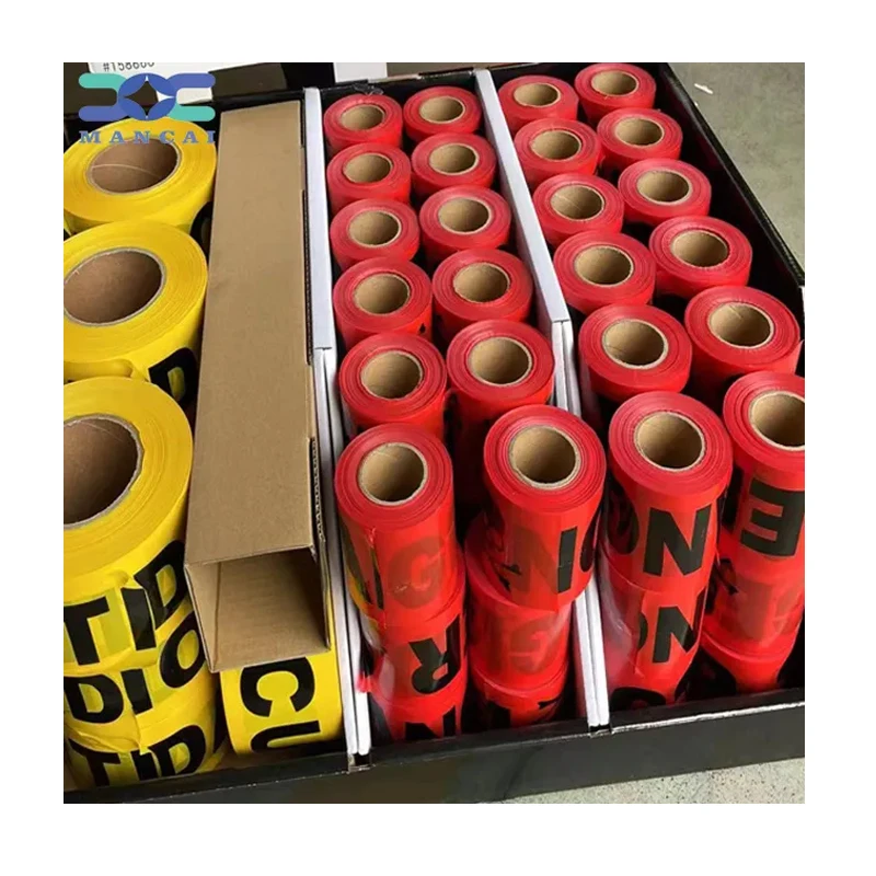 MANCAI Custom Caution Tape Roll, 3 In X 1000 Ft Do Not Enter Barricade Tape,Yellow Warning Safety Tape