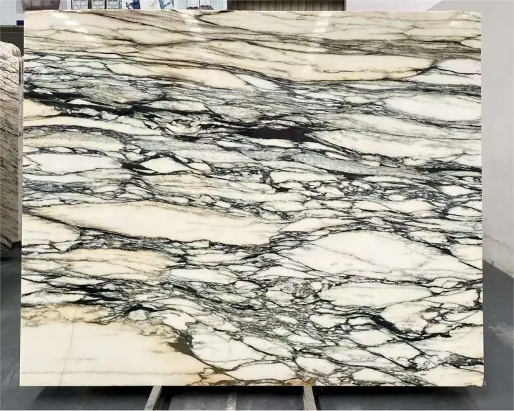 Chinese Natural White Marble New Arabescato Marble Bathroom Tiles