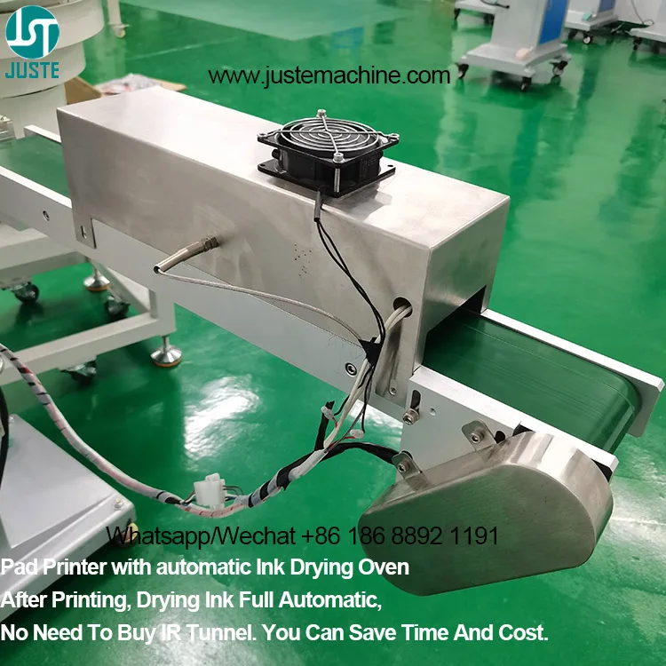 Mechanical Inkwell Custom Pad Printer Mini Shuttle Remover Pad Printing Machine With Disk-Type Vibrating Feeder For Toy Fabric