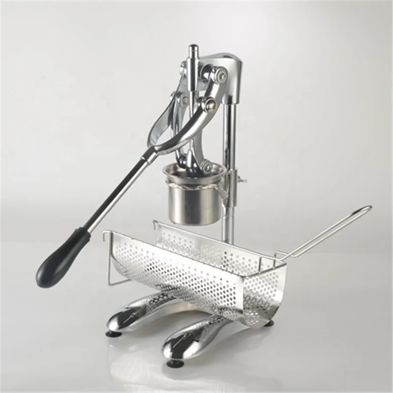 Stainless Steel Hand Press 30cm Long Large French Fries Chips  super fries Extruder maker
