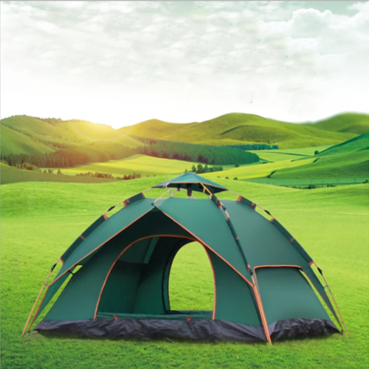 Легкая большая семейная Водонепроницаемая Складная Военная Автоматическая выдвижная палатка для пляжа и походов