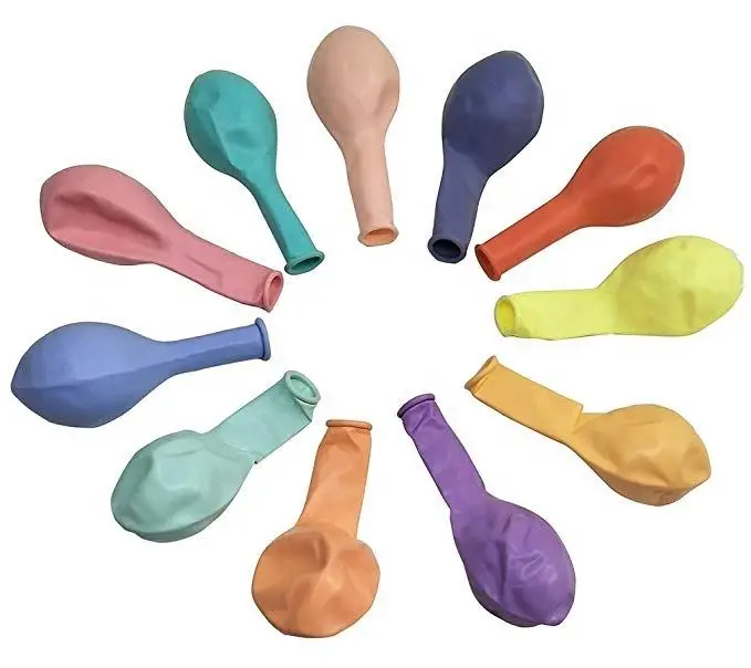 Wedding Party Decoration Durable Latex Balloons Wholesale Round Shape Candy Color Customised Latex Balloons