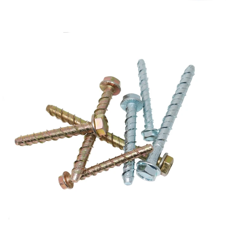 Hex Flange Head Concrete Screw Masonry bolt Cement Anchor