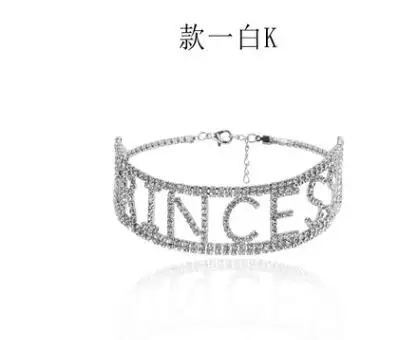 Luxury Gothic Rhinestone Choker Necklace Letter SICKO Women Wedding Accessories Punk Sexy Full Crystal Chain Collier Femme 2019