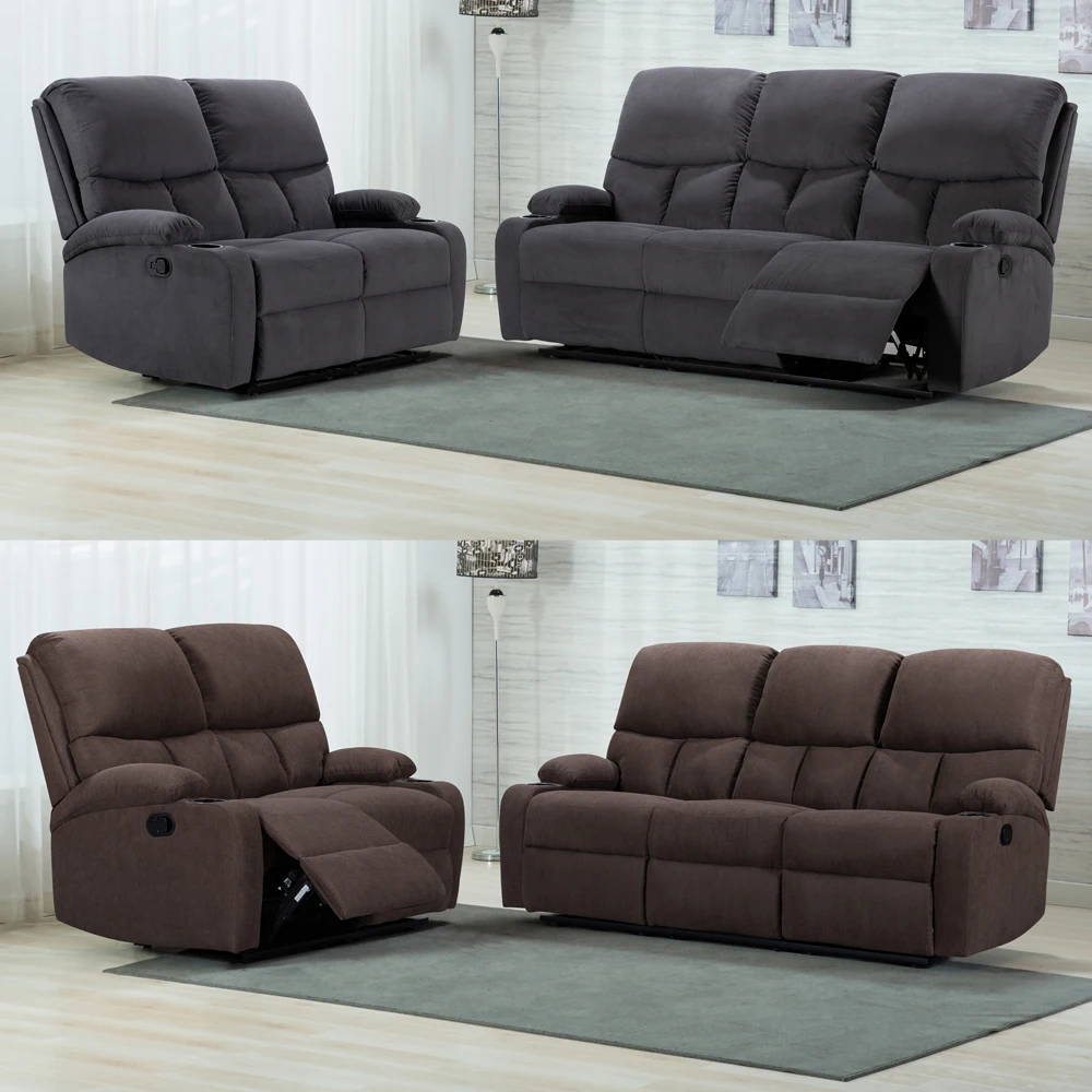 ENVIRONMENTAL PROTECTION PU and WATERPROOF hot sale factory direct 6 seaters 5 recliners leisure fabric recliner sofas
