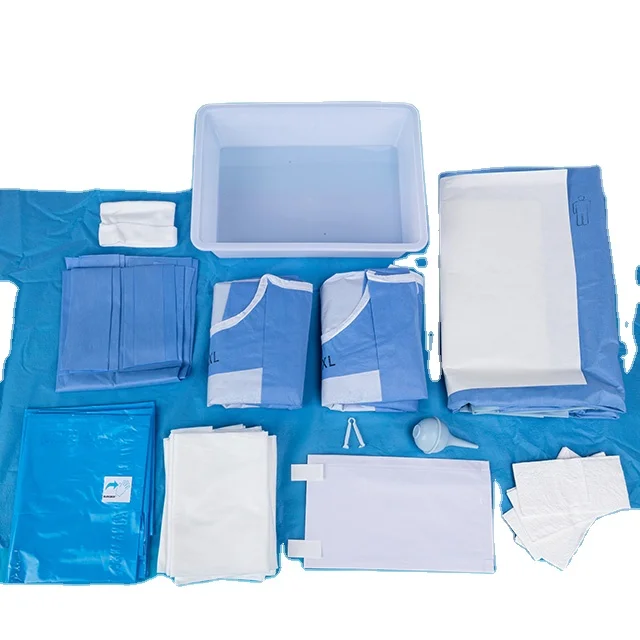 Surgical C-Section Pack Disposable Sterile Caesarean Drape CE Certificate