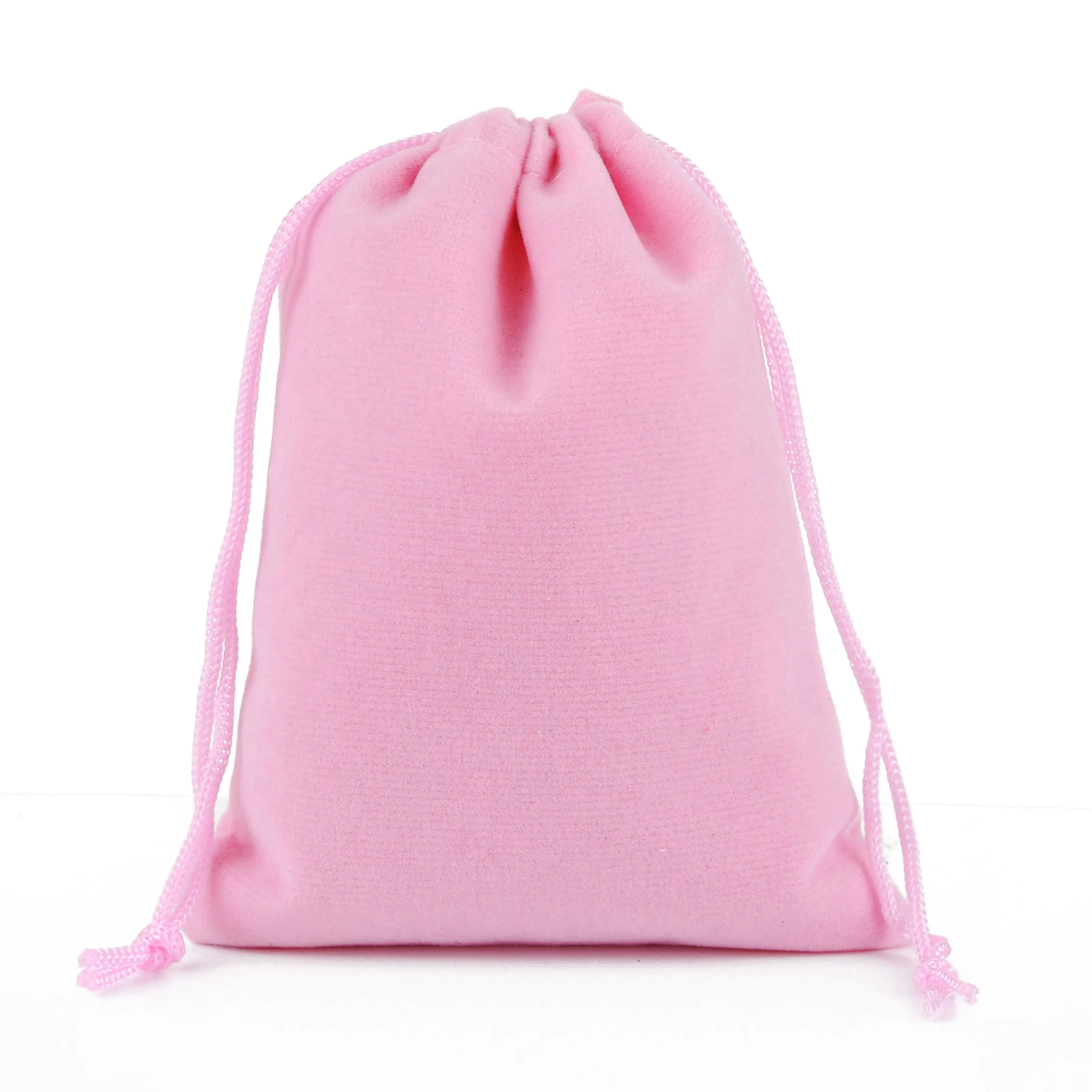 Watch Jewelry Wrapped Velvet Drawstring Pouch Bags Stock Red Assorted 9 Colors 7*9CM Jewelry Packaging Velvet Bags