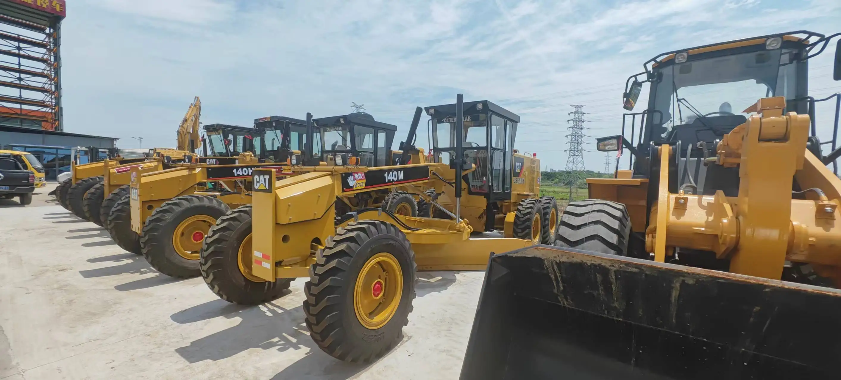 Used Japan imported Caterpillar 140M cat 140m motor grader with good quality and low price for sale