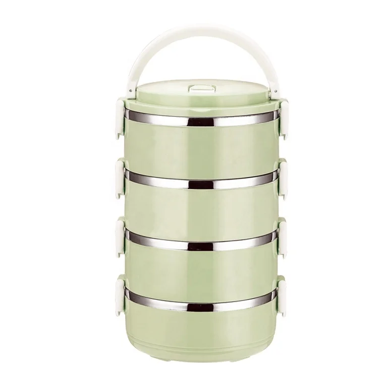 Eco-friendly portable insulated lunchbox thermos food container stainless steel bento box for kids