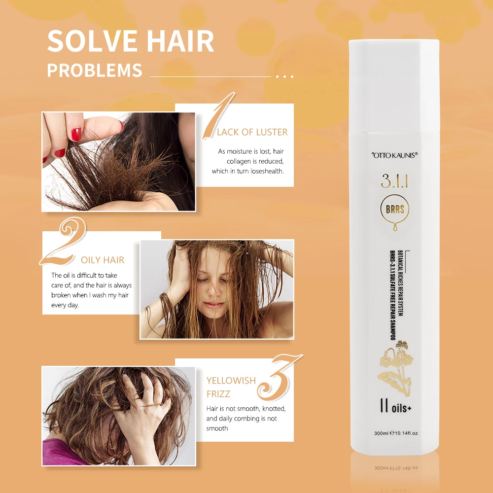 Wholesale In Stock Natural Moisture Herbal Sulfate Free Shampoo and Conditioner Bulk Hair Shampoo