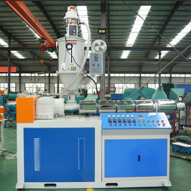 plastic pvc pp pe natural artificial wicker wire core cane extrusion production line making machine weaving extruder for rattan