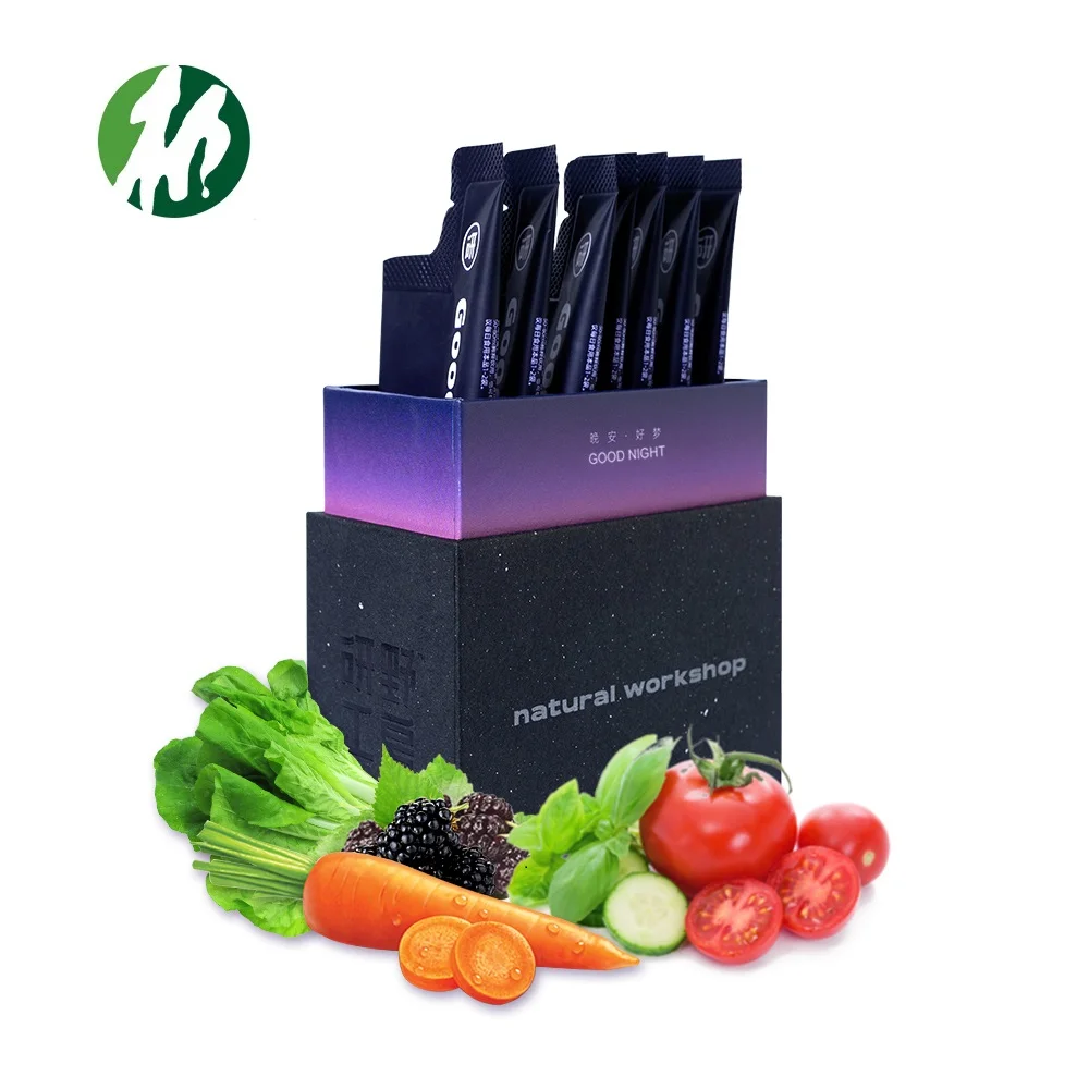 OEM healthy herbal Dietary Herbal nutritional Supplement enzyme anxiety relief sleep aid drink