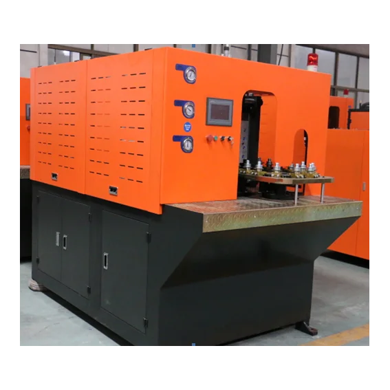 2 Cavity Hand Loading Preform Automatic PET Blowing Machine For Jar