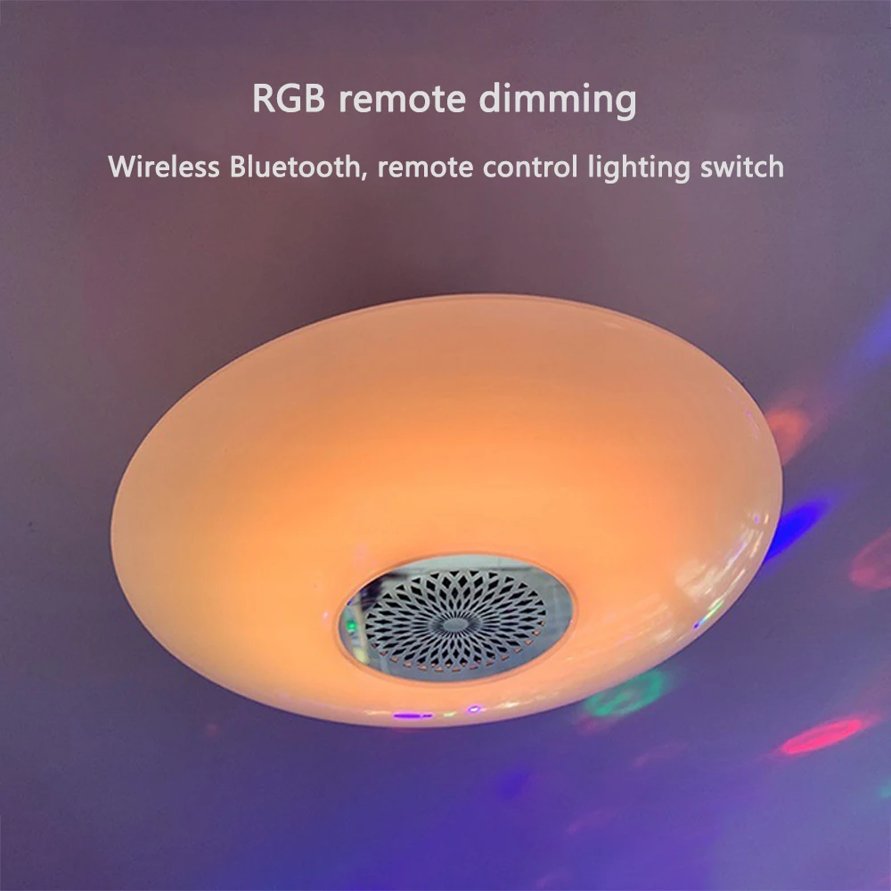 Intelligent WiFi Wireless Remote Control LED Music UFO Light RGB Colorful Changing Sound & Light for Living Room