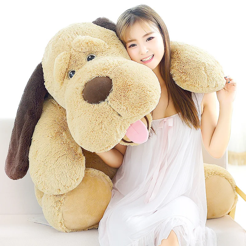 Giant Stuffed Puppy Dog Big Plush Extra Large Stuffed Animals Soft Plush Dog Pillow Big Plush Toy for Girls Kids