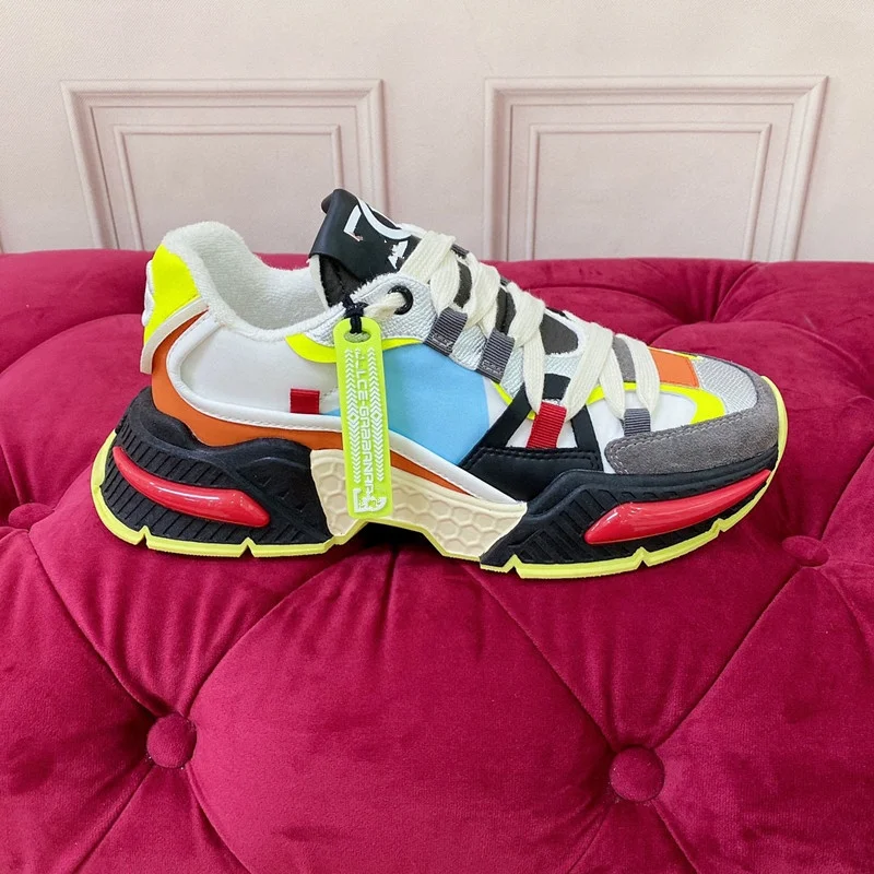 Comfortable shoes Unisex Flat Height Breathable Muffin Thick Bottom Shoe Luxury New Color Famous Brands Fashion Sports Sneakers