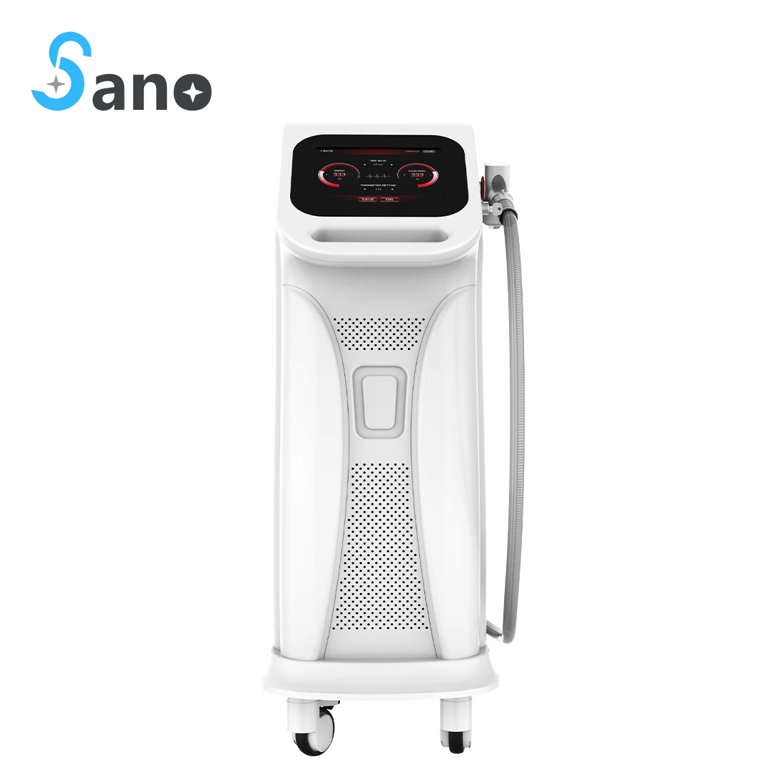 2024 best diode laser hair removal 755 + 808 + 1064nm wavelength 3 in 1 laser hair remove machine