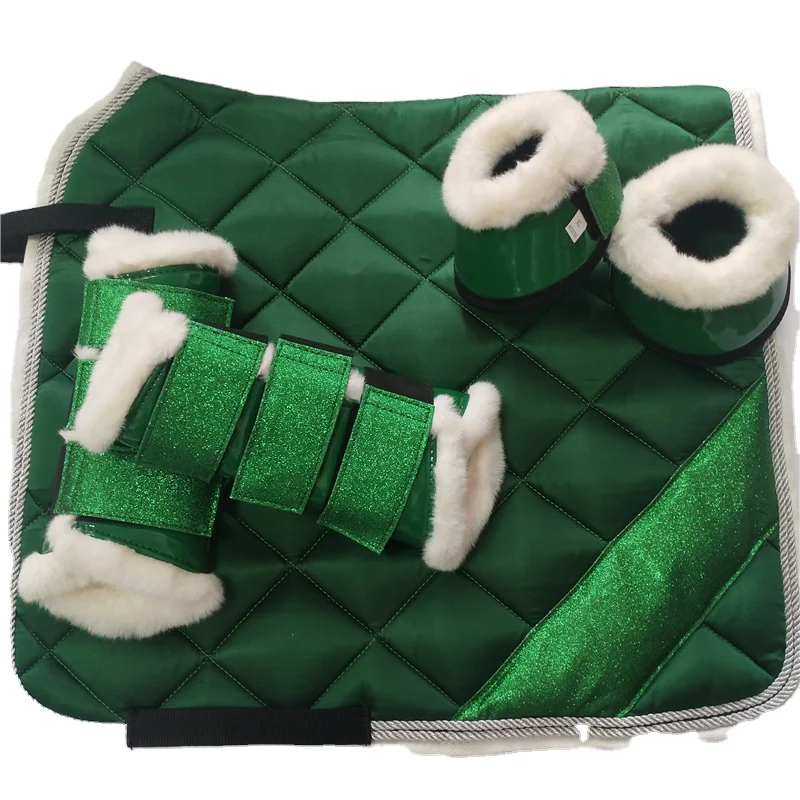 High End Fabric polyster Saddle Pad Set for Equestrian Equipment