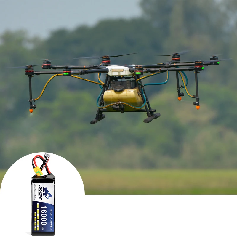 China Cheap Price Rechargeable Lithium ion Big Drone Battery 16000 mAh Lithium 16Ah Battery For spraying UAV