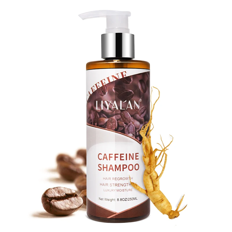 Private Label  Best Nourish Hair Anti Loss Growth Care Natural Organic Caffeine Shampoo For Unisex