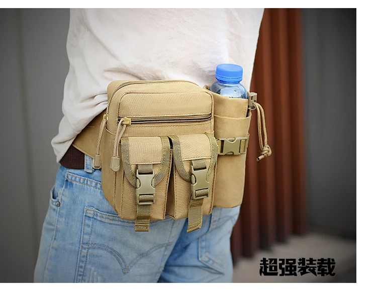 
outdoor camping waist bag waterproof fishing travel bag fashion 