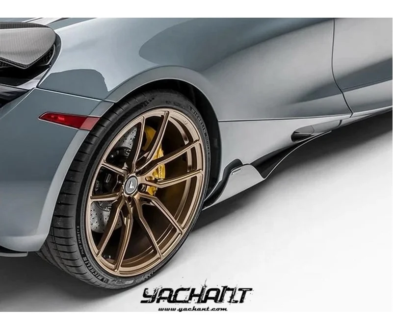 Dry Carbon Fiber 2017 to 2021 720S Coupe & Spider VRS SE Style Side Skirt Blade Fit For 720S Side Skirt Vane 2 pcs Bodykit