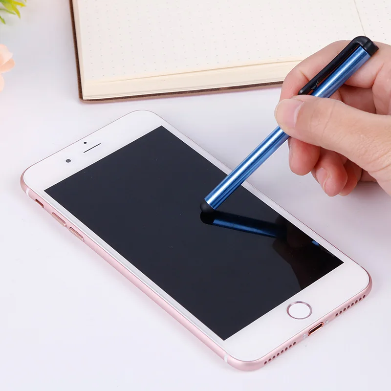 Active Smart Stylus Pen Blue Metallic Ballpoint Pen Clip Multifunction Metal Touch Pen iPad Custom Logo Pencil Writing Drawing