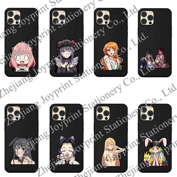 Factory Price 3D Anime Cartoon Stickers Demon Slayer 3D Changing Phone Decals PET Waterproof 3D Anime Motion Stickers for Phone